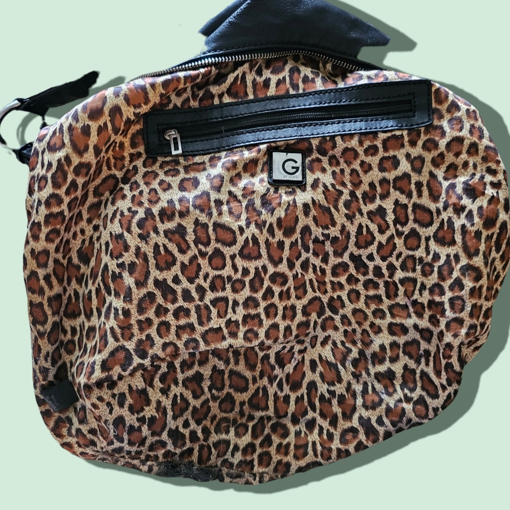 G By Guess Large Black Leather Hobo Shoulder Bag - Picture 5 of 8